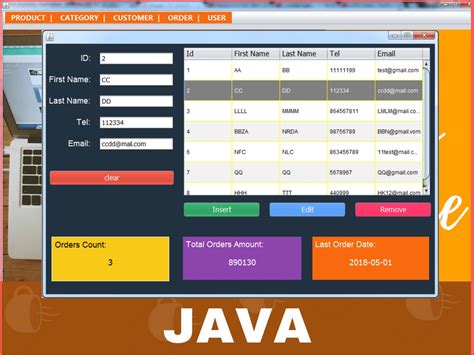 Inventory Management System in JAVA Some of the files are frmaddeditcustomer. . Java code for inventory management system